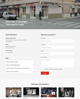 Citilize - Shopify contact us page template
