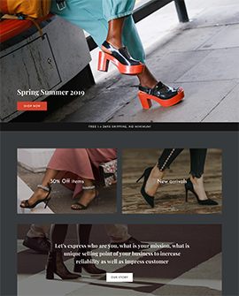 Shoes - Shopify collection page template