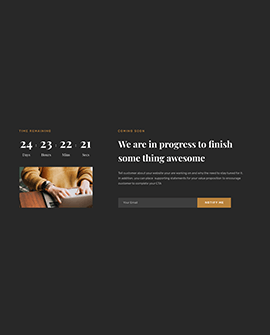 Ortus - Shopify coming soon page template