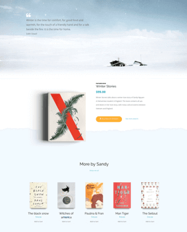 Books Shopify page template