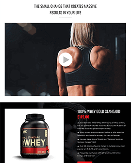 Health beauty Shopify page template